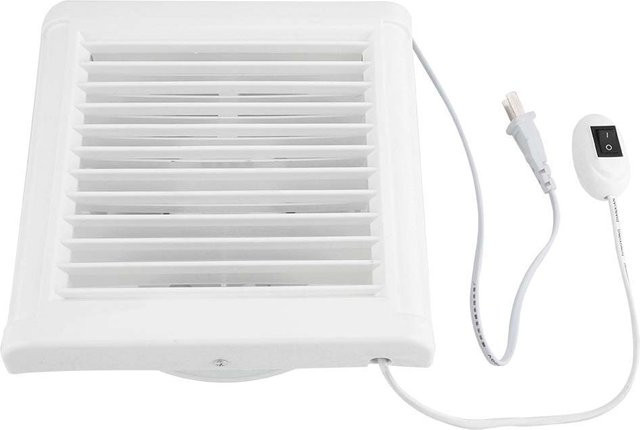 CosyHome Wandmontierter Abluftventilator 15W in Weiß aus Kunststoff für Badezimmer, Küche und Garage - Bild 1