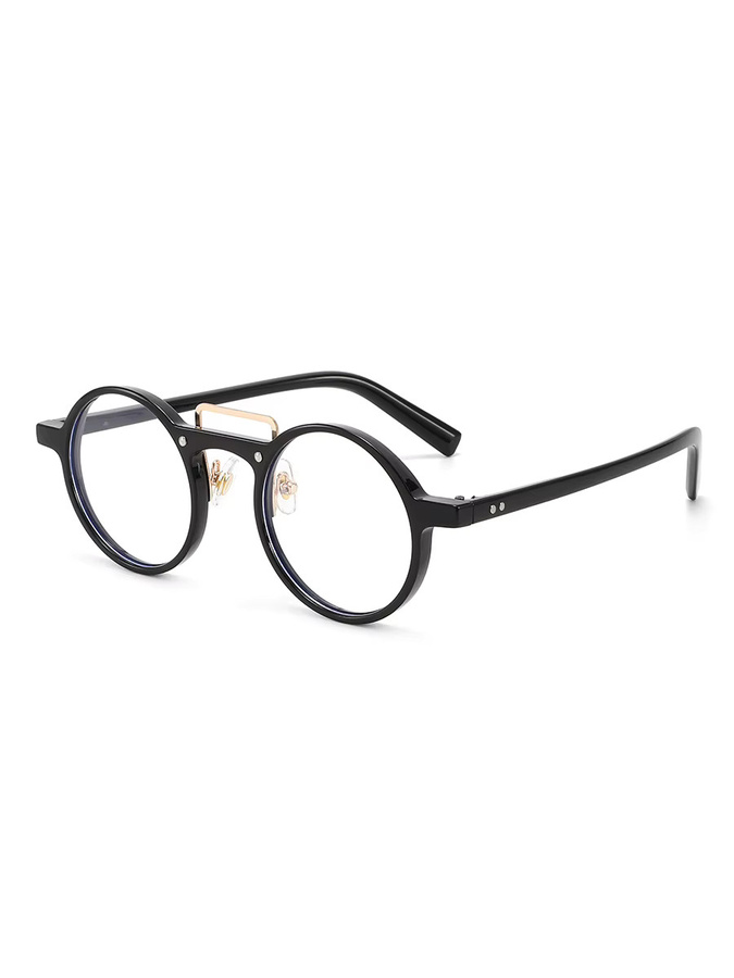 TWOOO Korrektionsbrille, rund, Vollrand, blaues Licht blockierend, Unisex - Bild 2