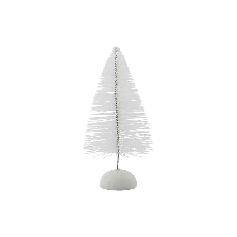 House Doctor Weihnachtsbaum Frost Weiß aus Kunststoff, Höhe: 22 cm - Bild 1