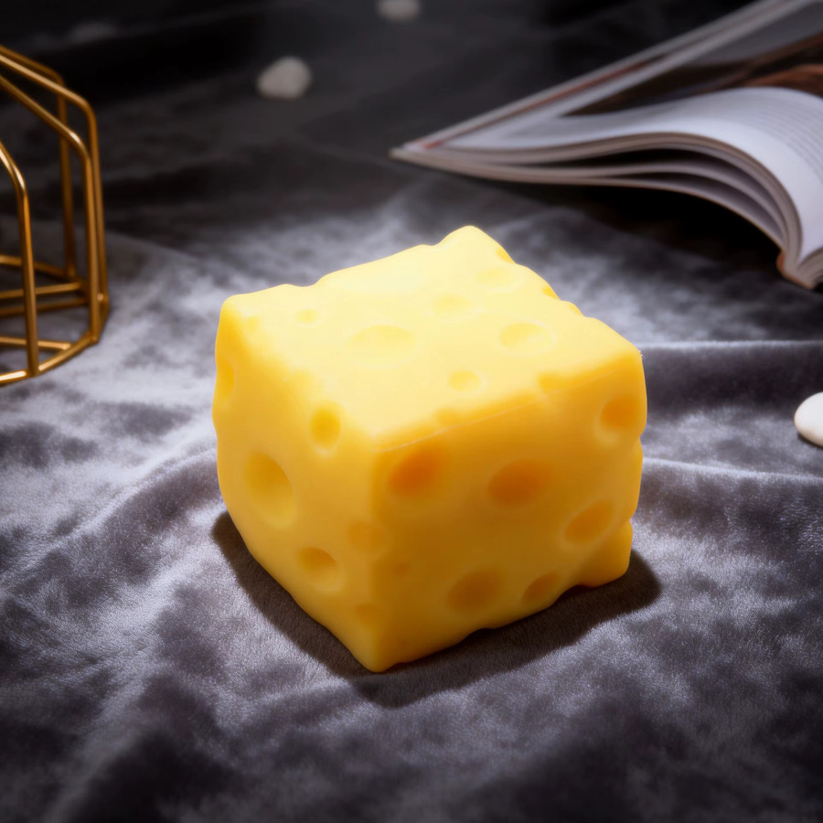 Schylling Würfel-Käse-Quetschball, Fidget-Spielzeug - Bild 3