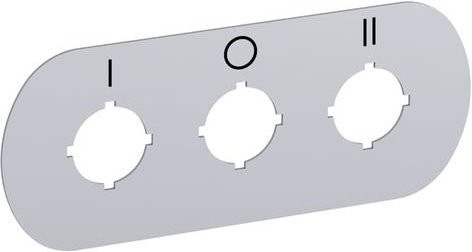 ABB Textschild MA6-1015 1SFA611930R1015 Grau B: 10,6 cm, H: 0,1 cm - Bild 1