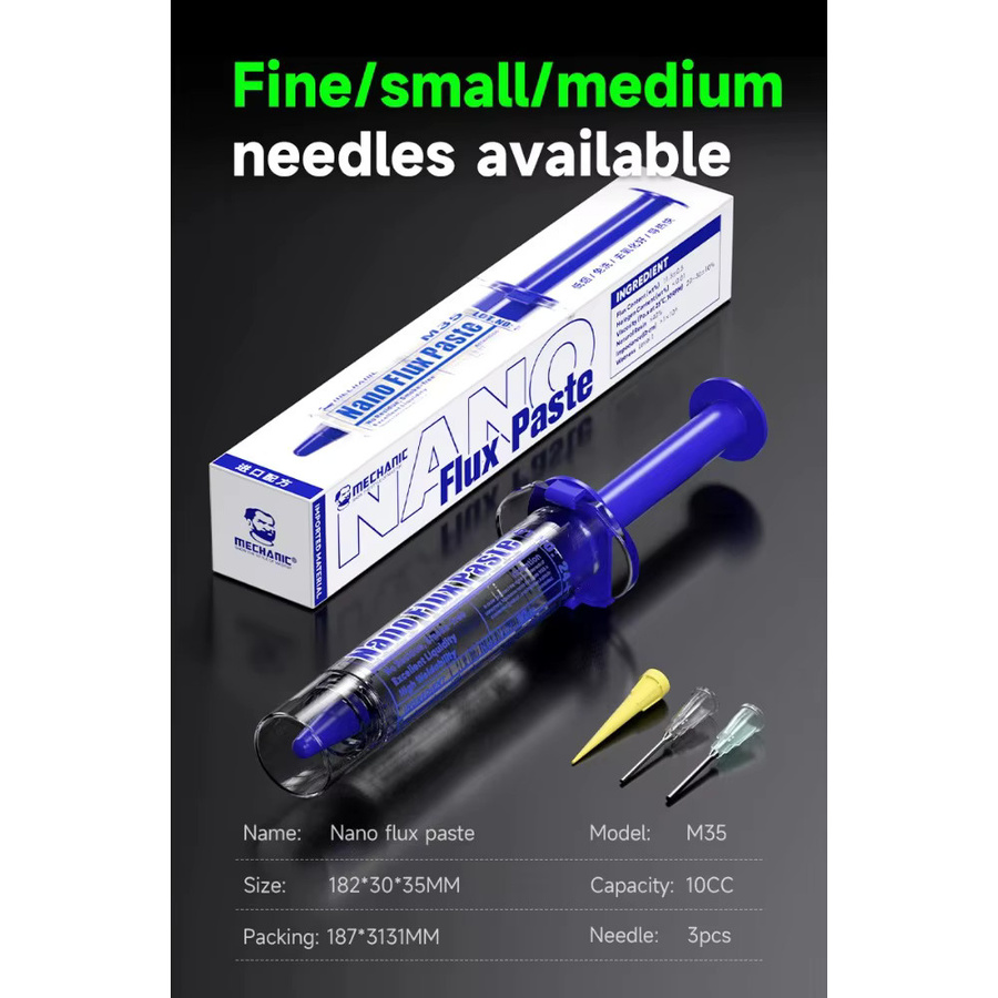 MECHANIC M35 Hochleistungs-Nano-Flussmittelpaste in Blau, 10 ml - Bild 6