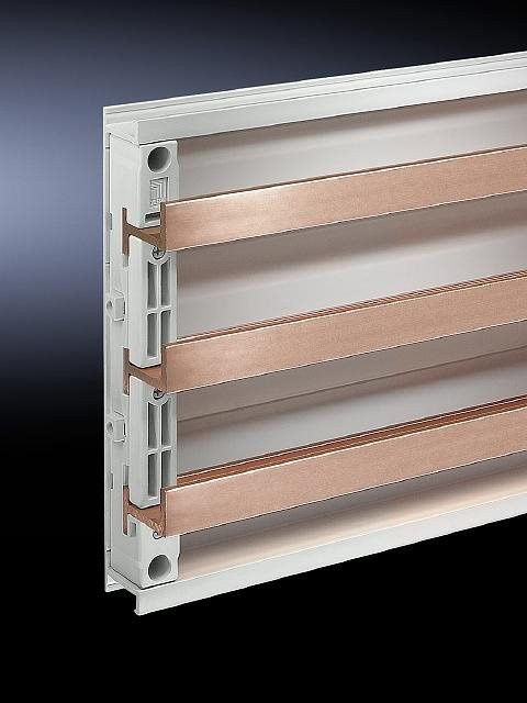 Rittal Sammelschiene aus Kupfer, Farbe Kupfer, Breite: 80,0 mm, Höhe: 3,0 mm, Länge: 695 mm - Bild 1