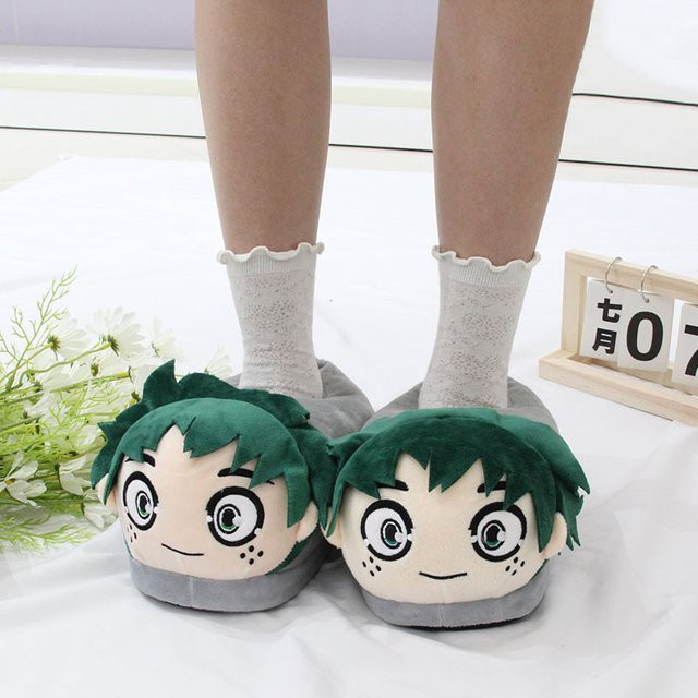 Bandai My Hero Academia Midoriya Izuku Anime Plüsch Hausschuhe - Bild 1