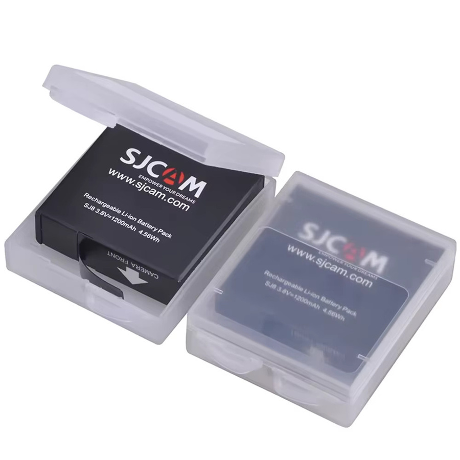 SJCAM Wiederaufladbarer Lithium-Ionen-Akku für SJ6, SJ6 Legend, SJ7 Star, SJ8 Air, SJ8 Pro und SJ8 Plus Action-Kameras in Schwarz - Bild 2