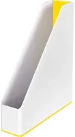 Leitz Stehsammler WOW Duo Colour für A4, weiß/gelb - Bild 1
