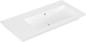 V&B Möbelwaschtisch Venticello in Weiß mit Überlauf, Breite: 100 cm, Tiefe: 50 cm - Bild 1