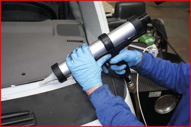 KS Tools Druckluft-Kartuschen-Pistole aus Aluminium für 310 ml - Bild 2