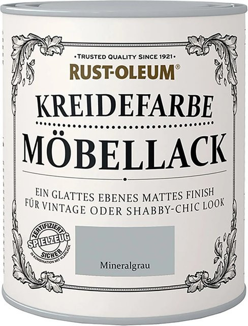 Rust-Oleum Kreidefarbe Möbellack Mineralgrau 0,75 l - Bild 1