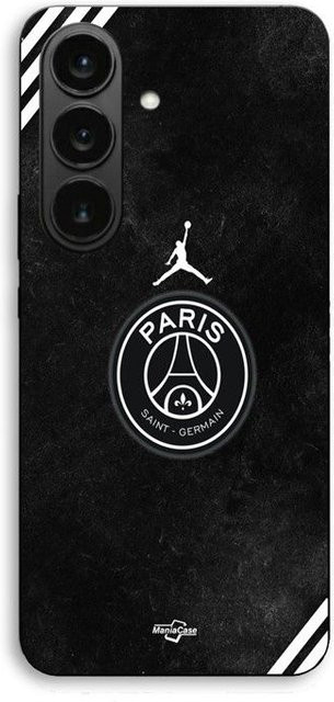 Maniacase Schutzhülle für Samsung Galaxy S26 FE mit PSG Jordan Logo in Schwarz - Bild 1