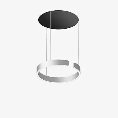 Occhio Mito Sospeso 40 Fix Up Room LED Pendelleuchte in Silber Matt und Schwarz Matt mit einstellbarer Farbtemperatur - Bild 1