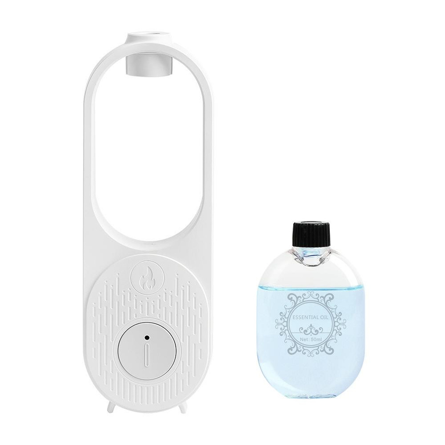 OutsideWorld Automatischer Flammen Duftspender Smartes Aroma Diffusor für ätherische Öle, Weiß - Bild 1