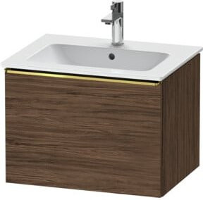Duravit Waschtischunterschrank D-Neo, Wandhängend, Braun, B: 61 cm, T: 46,2 cm, H: 44 cm - Bild 1
