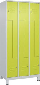 C+P Z-Spind Classic PLUS mit 6 Fächern, Füße, Zylinderschloss, H x B x T: 195 x 90 x 50 cm - Bild 1