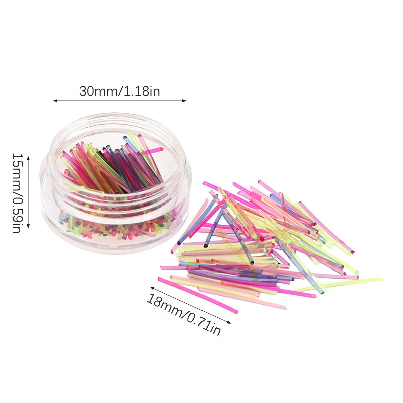 SayMakerLace Ohrringe, Kunststoff, Transparent, Regenbogen, Mix Farbe, Damen - Bild 2