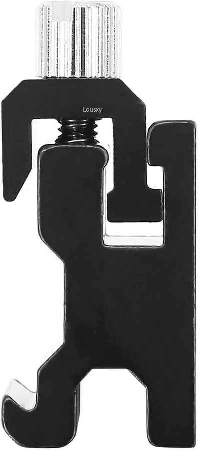 Wrumava 2er-Set Kamera Metall Kaltschuh Blitzständer Adapter mit 1/4"-20 Stativschraubengewinde für Nikon und Canon Speedlite, Schwarz - Bild 4