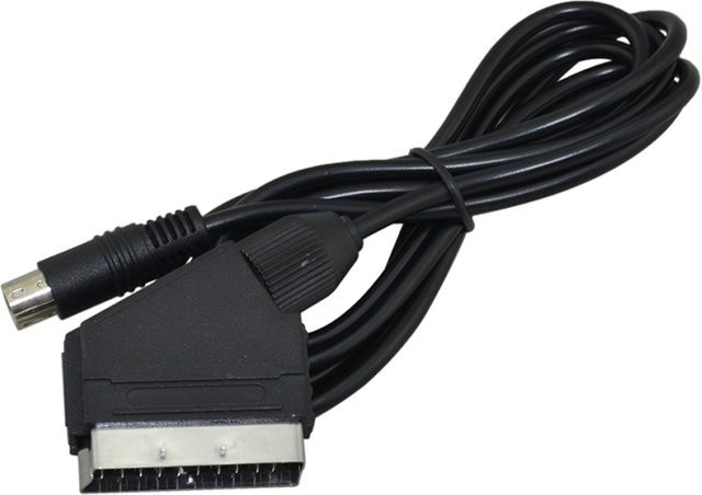 xunbeifang Scart-Videokabel für SEGA Mega Drive 2 und Genesis 2 in Schwarz (NTSC & PAL kompatibel) - Bild 1