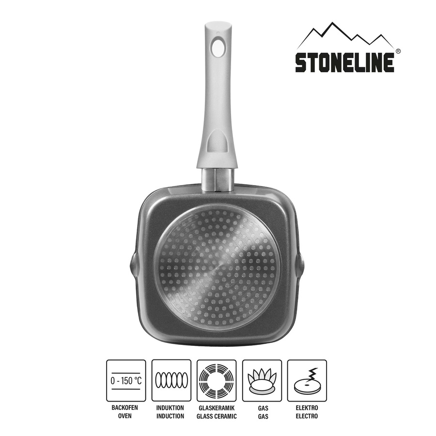 STONELINE Gourmundo Grillpfanne Grau, Durchmesser: 16 cm - Bild 2