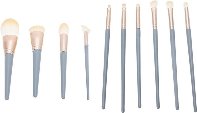 GoolRC Make-up Pinselset, 10 Stück, Faserborsten, Blau, Unisex - Bild 1