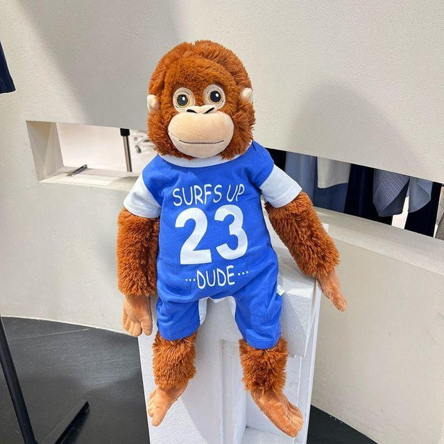 Binchi Fitness Roter Affe Gorilla Plüschtier, 60cm, ab 14 Jahren - Bild 1