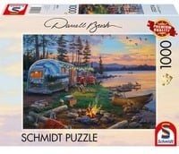 Darrell Bush Campingidyll am See Puzzle von Schmidt Spiele - Bild 1