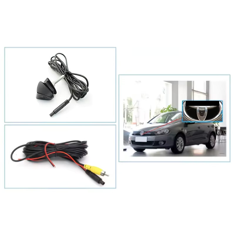 Bileeko Weitwinkel-Frontkamera mit integriertem Toyota-Logo in Schwarz für Camry, Corolla, Avalon und Highlander (2007-2018) - Bild 6