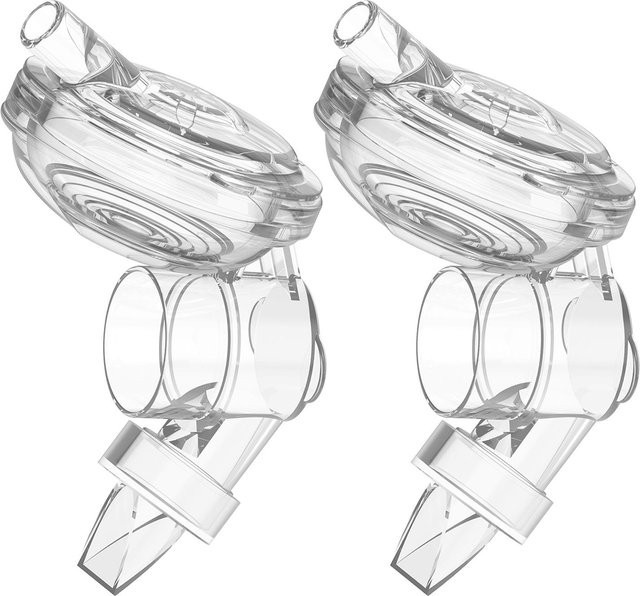 Binchi Outdoor Product Ersatzset für elektrische Milchpumpen mit 2 Stück transparenten Silikon-Ventilmembranen im Entenschnabel-Design - Bild 1