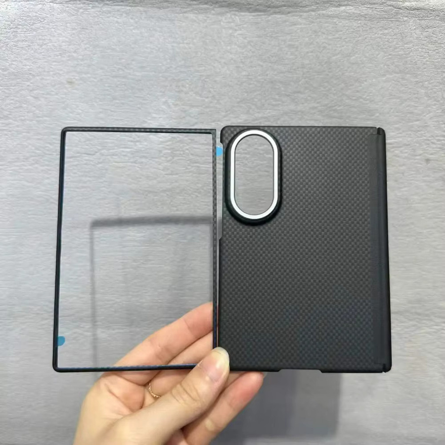Samsung Galaxy Z Fold 8 Business-Faltmodell Schutzhülle aus Aramidfaser mit mattem Anti-Fingerprint-Finish, zweiteilig und stoßfest - Bild 2