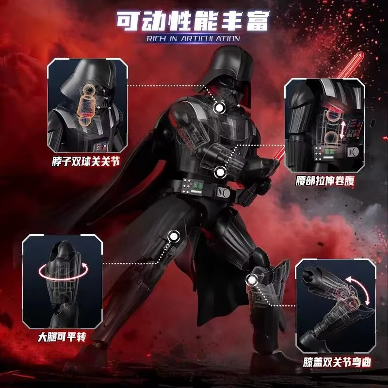 BLOKEES Star Wars Baustein-Figur, Darth Vader, Schneesturmtruppler, Boba Fett, Montagemodell - Bild 2