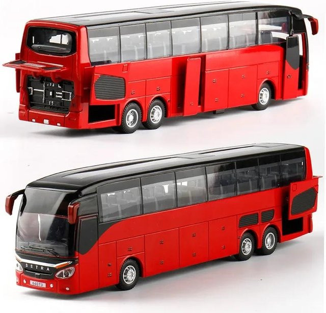 Yiran toy 1 Geschäftsbus-Modell, 1:32, Metall, ab 14 Jahren - Bild 1