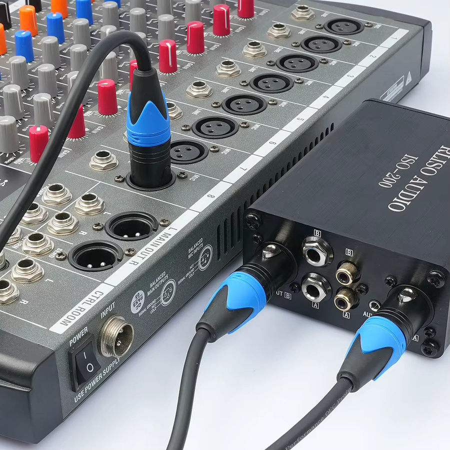 ALLOYSEED XLR-Y-Splitterkabel Schwarz, 1 XLR-Buchse auf 2 XLR-Stecker, 50 cm Länge - Bild 3