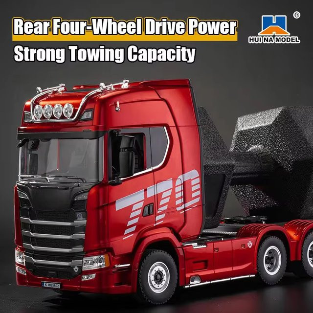 HUINA 1501 770S Traktor, RC Lkw, 1/18, Metall, mit Licht und Sound, ab 8 Jahren - Bild 1