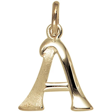 Colfem Anhänger Buchstabe A, 375 Gelbgold, Unisex - Bild 1