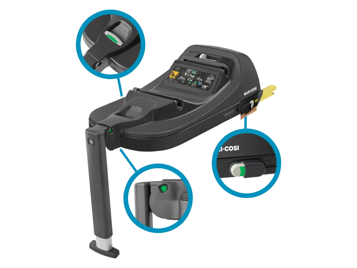 Maxi-Cosi Base CitiFix i-Size Isofix-Basisstation für Babys der Gruppe 0+ in Schwarz - Bild 2