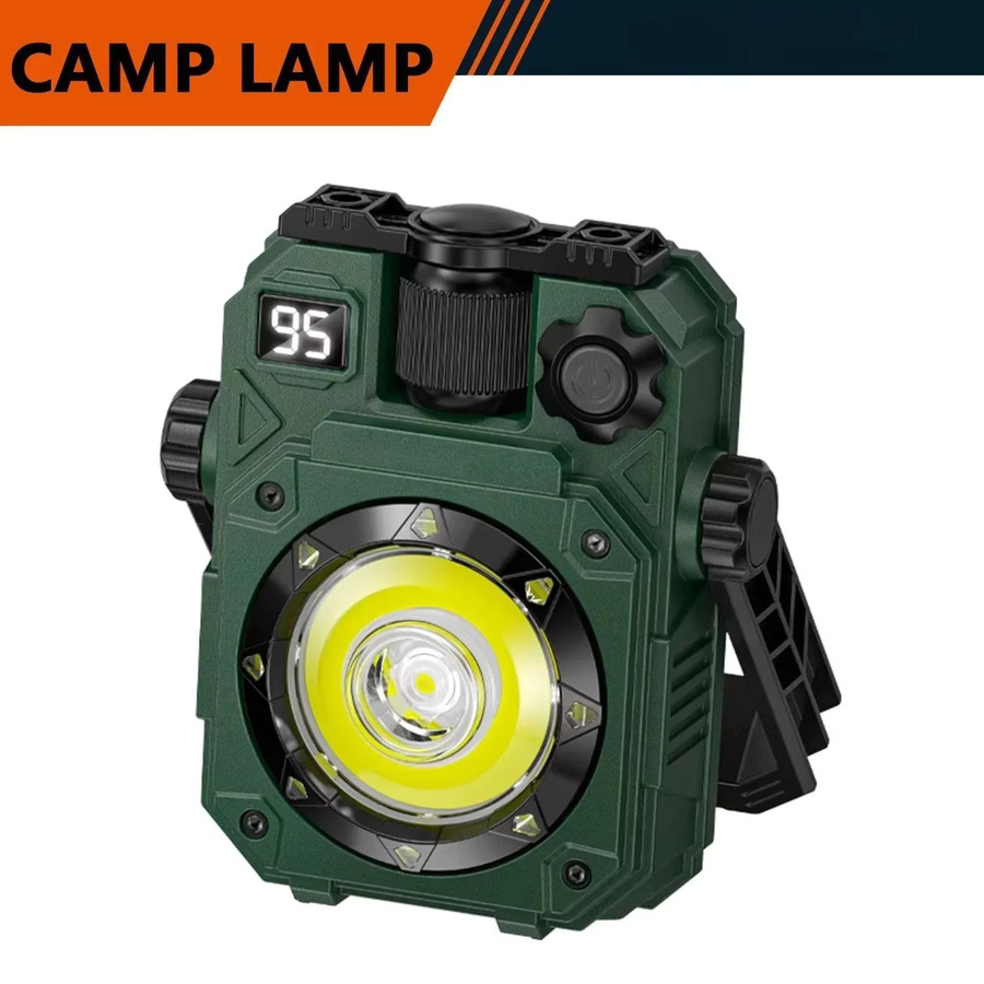 NEWBIRTH Solar-Magnet-Arbeitsleuchte mit LED und 5 Modi, wiederaufladbare Taschenlampe für Camping, Garten und Notbeleuchtung - Bild 7