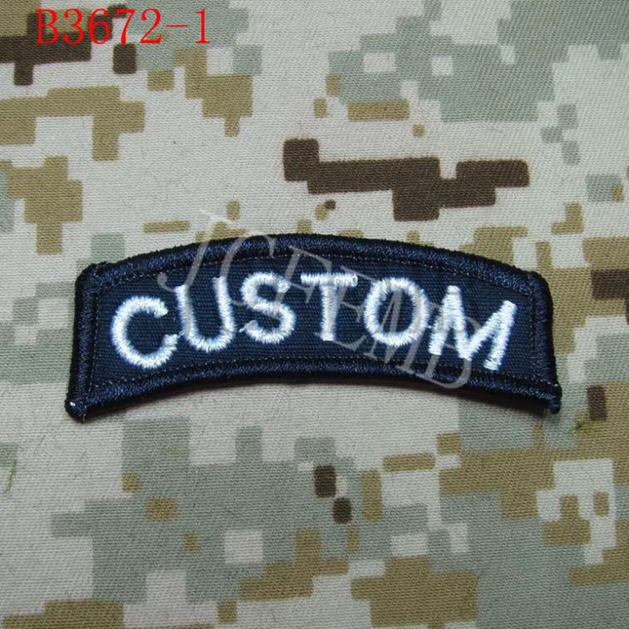 Arc Stickerei Patch mit individuellem Namen in Blau oder Schwarz - Bild 3