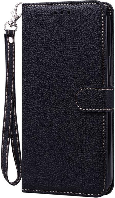 Samsung Galaxy A20 A20e A20s Flip Wallet Hülle in Schwarz - Bild 1