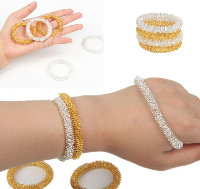 Meade Massage-Armband, Metall - Bild 1