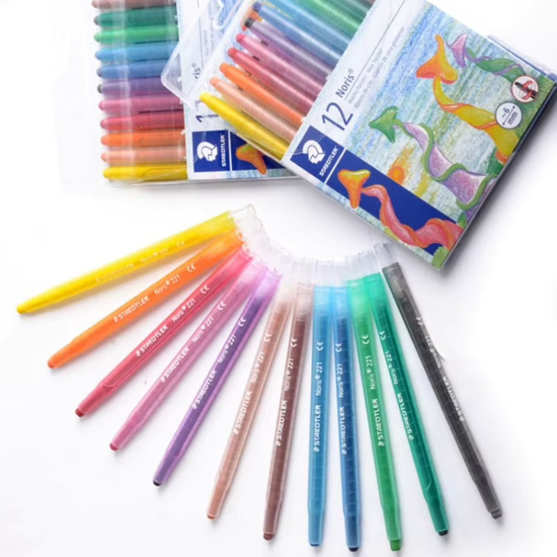 STAEDTLER Noris Twist-Up Buntstifte, 12 Farben, ungiftige Ölfarben-Buntstifte in Multicolour - Bild 2