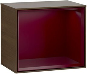 V&B Regalmodul Finion in Walnuss Furnier, Braun, B/T/H: 41,8 x 35,6 x 27,0 cm - Bild 1