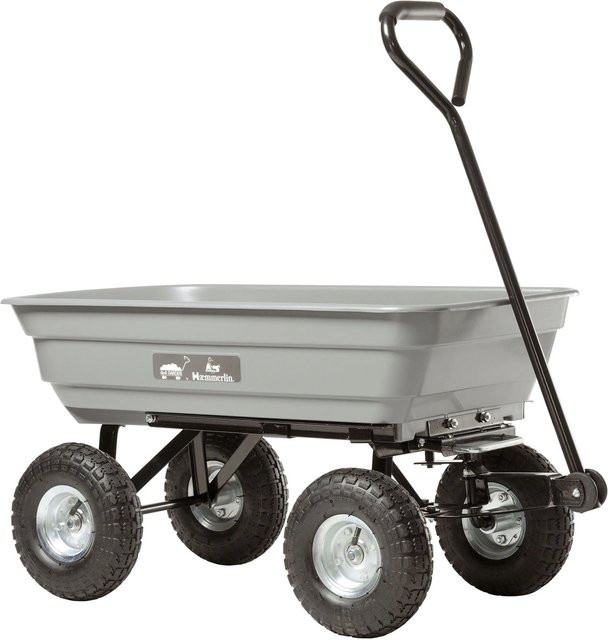 Haemmerlin Gartenwagen mit Kipper in Grau - Bild 1