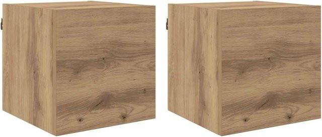 vidaXL TV-Schrank Artisan-Eiche in Braun aus Holzwerkstoff mit modernem Design, B/T/H: 30,5 x 30 x 30 cm - Bild 1