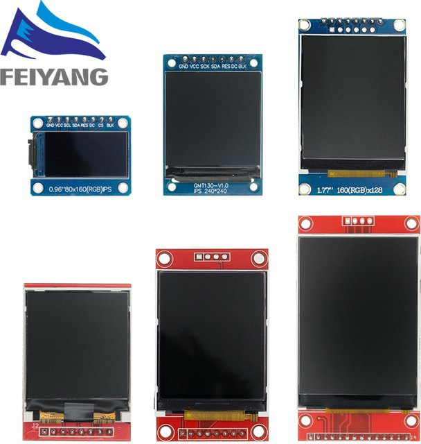 SAMIROB IPS TFT-Display LCD-Modul mit ST7735 Treiber-IC für Arduino in Blau - Bild 1