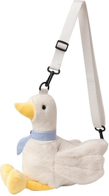 Kidsly Plüsch-Ententasche, Kinder-Umhängetasche, 40cm, ab 3 Jahre - Bild 1