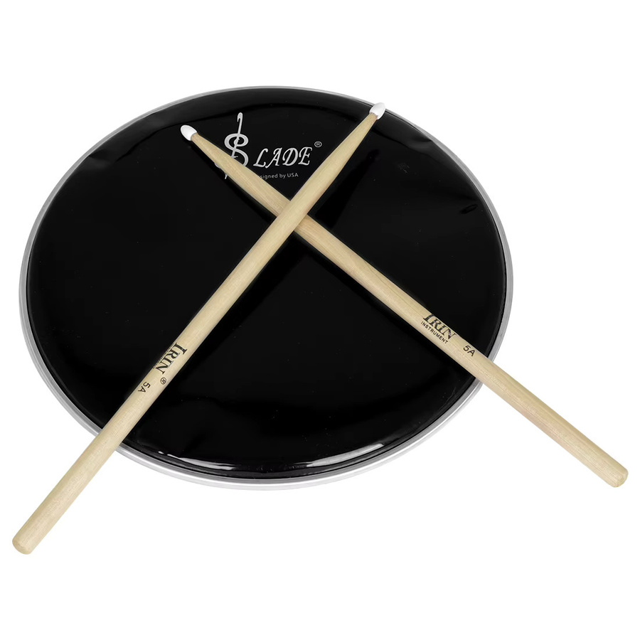 IRIN Premium-Ahorn-Drumsticks Set, 1 Paar Schlagzeugstöcke in Beige, ideal für Jazz und Percussion - Bild 2