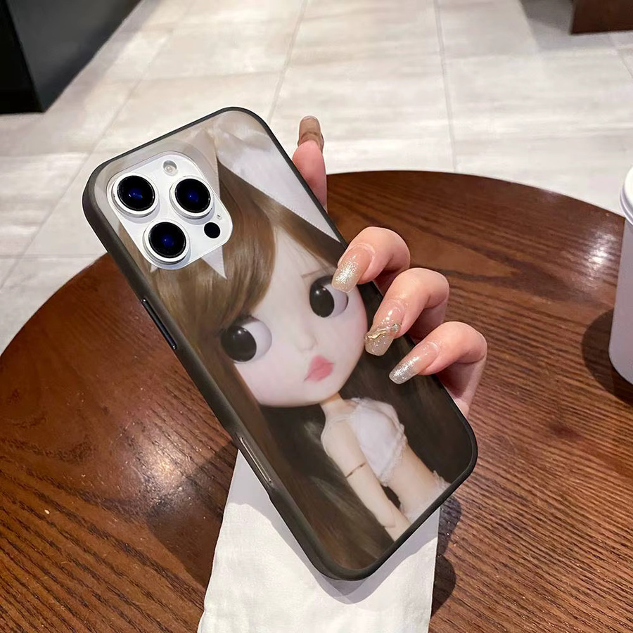 Bl-ytheS Handyhülle mit gewelltem Muster für iPhone 17, 16, 15, 14, 13, 12, 11 Plus, Pro Max, matt und stoßfest, Multicolour - Bild 3