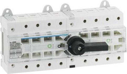Hager Lastumschalter HI406R 4polig 125A 690V in Weiß - Bild 1