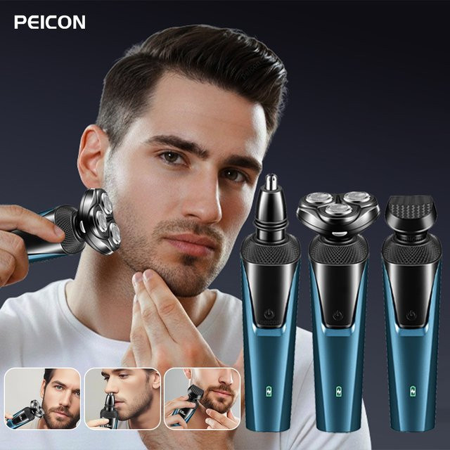 Peicon Elektrischer Rasierer, 3-in-1 Bartrasiermaschine für Herren - Bild 1