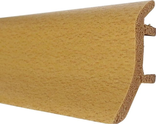Döllken Profiles Sockelleiste aus Hartschaum in Buche Optik, Farbe Braun, H x B x T: 46 x 20 x 2500 mm - Bild 1