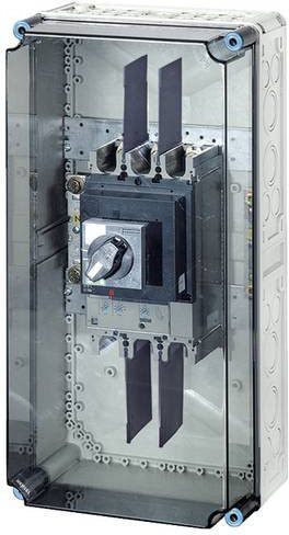 Hensel Mi 7434 Verteilungskasten aus Kunststoff in Grau, B/T/H: 30,0 x 26,2 x 60,0 cm - Bild 1